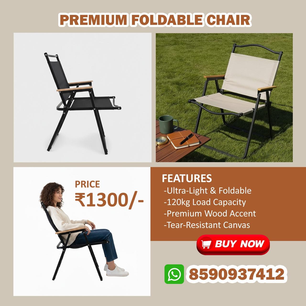 Premium Foldable Outdoor Chair - Image 4
